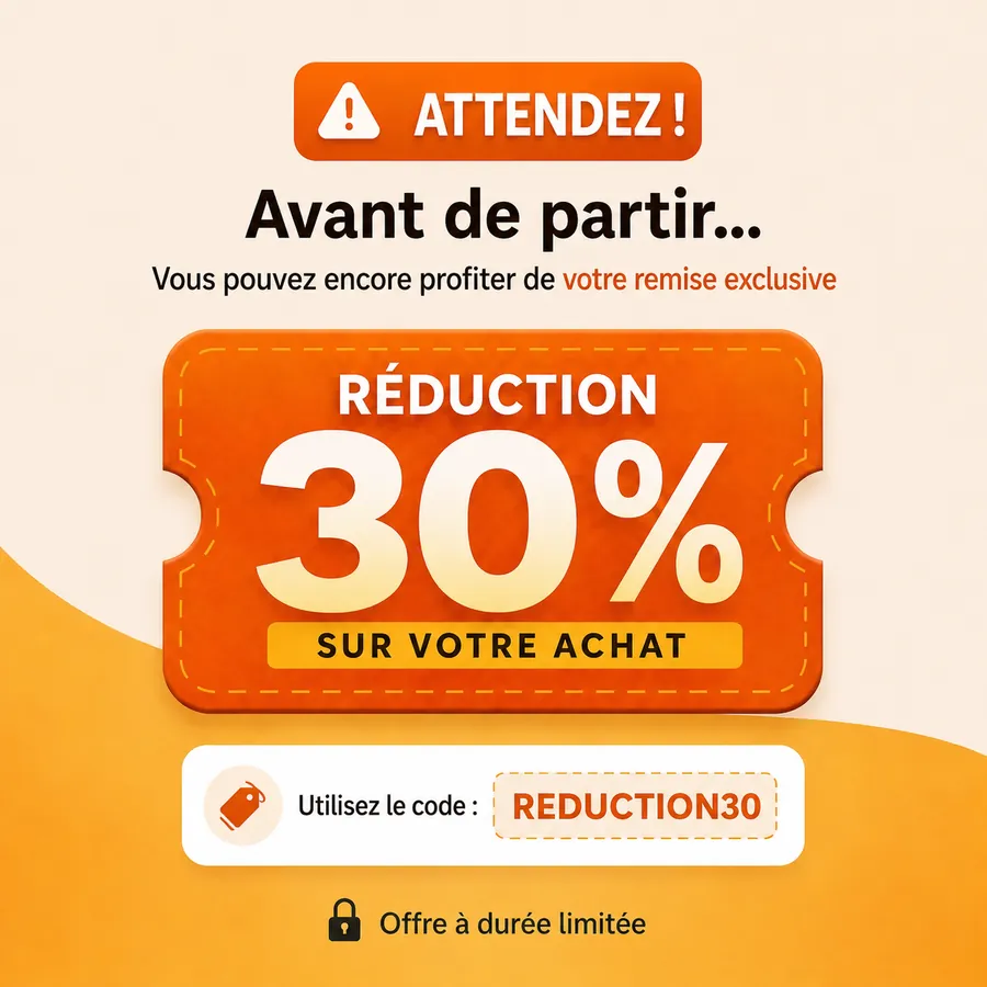 Réduction spéciale de 30 %