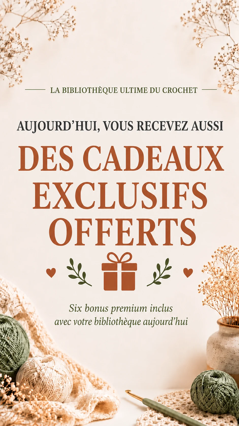Des cadeaux exclusifs sont également inclus aujourd’hui