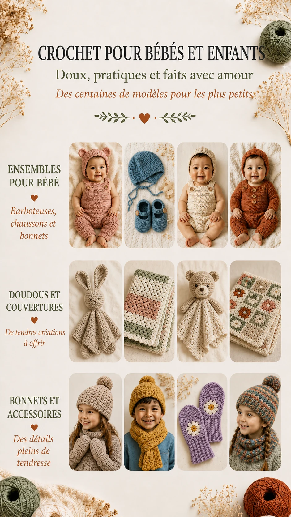 Crochet pour bébés et enfants