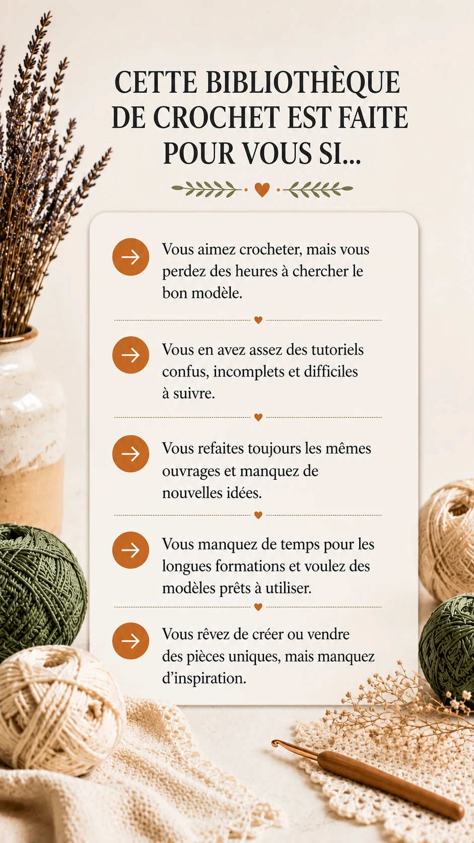 Cette bibliothèque de crochet est faite pour vous si vous perdez des heures à chercher des modèles